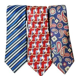 TIE BUNDLE 3PC RED & BLUE